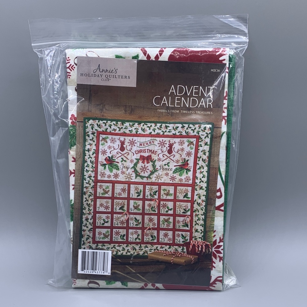Annie’s Holiday Quilters Club Advent Calendar Timeless Treasures Fabric NIP